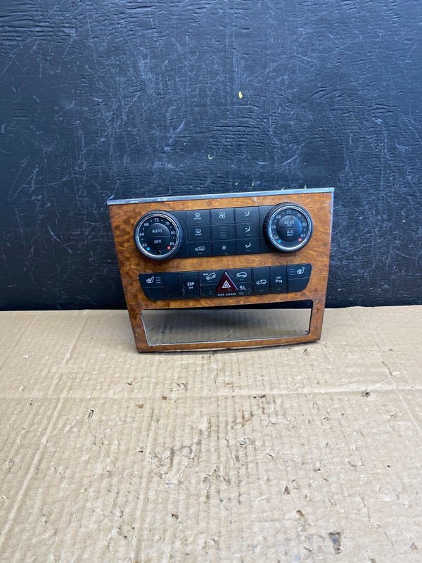 2007-2012 Mercedes X164 GL350 GL450 Climate Control Bezel Wood Switch AC9643 DG