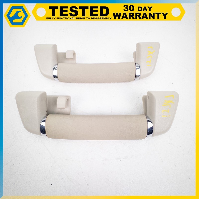 10-19 JAGUAR XJ REAR RIGHT & LEFT SIDE INTERIOR SUPPORT GRAB HANDLE SET OEM