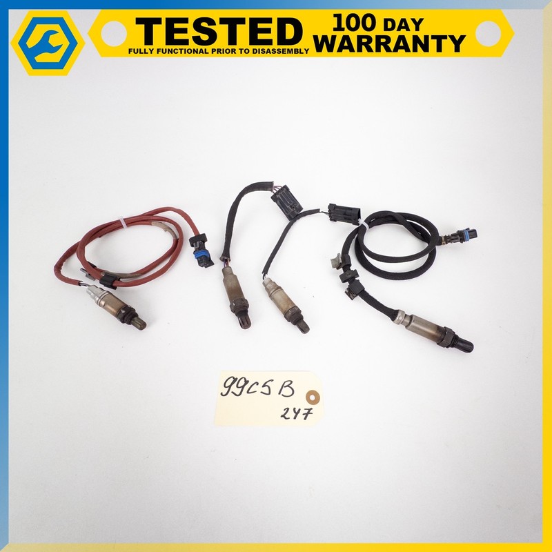 97-04 CHEVROLET CORVETTE C5 EXHAUST MANIFOLD AIR FUEL RATIO OXYGEN SENSOR SET OE
