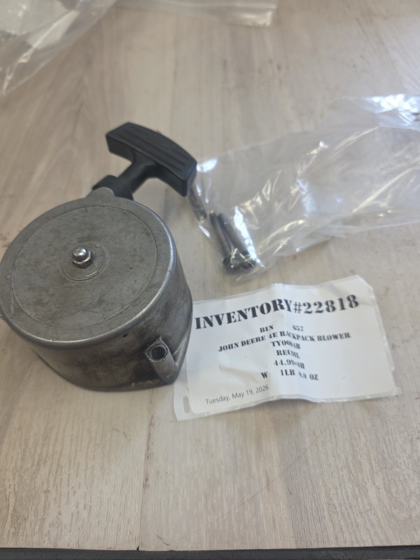 John Deere 4eRecoilbackpack blowerpart Ty0004bonly
