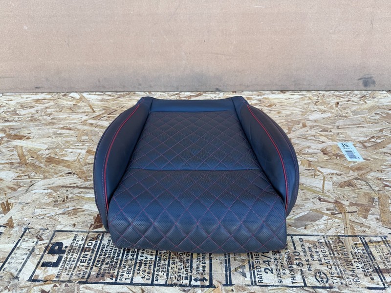 GENESIS G70 2019-2026 OEM FRONT LEFT DRIVER LOWER SEAT SKIN ASSY (RED STITCHING)