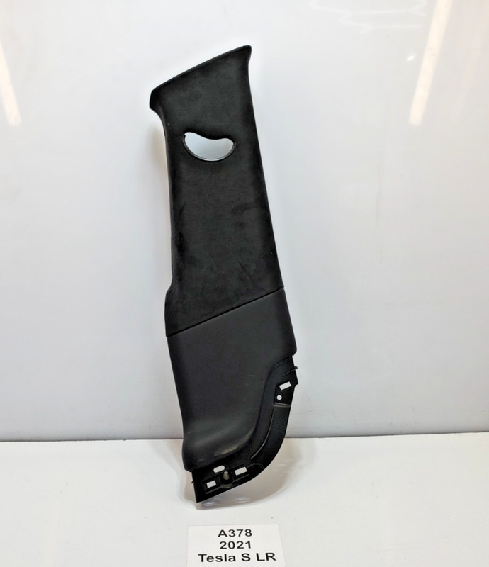✅ 2021-2025 OEM Tesla Model S Right Passenger Side B Pillar Trim Alcantara