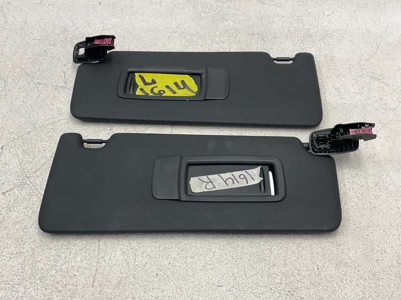 2021-2024 BMW M3 G80 Front Left & Right Sunvisor Visor Set Pair Black 1614 OEM