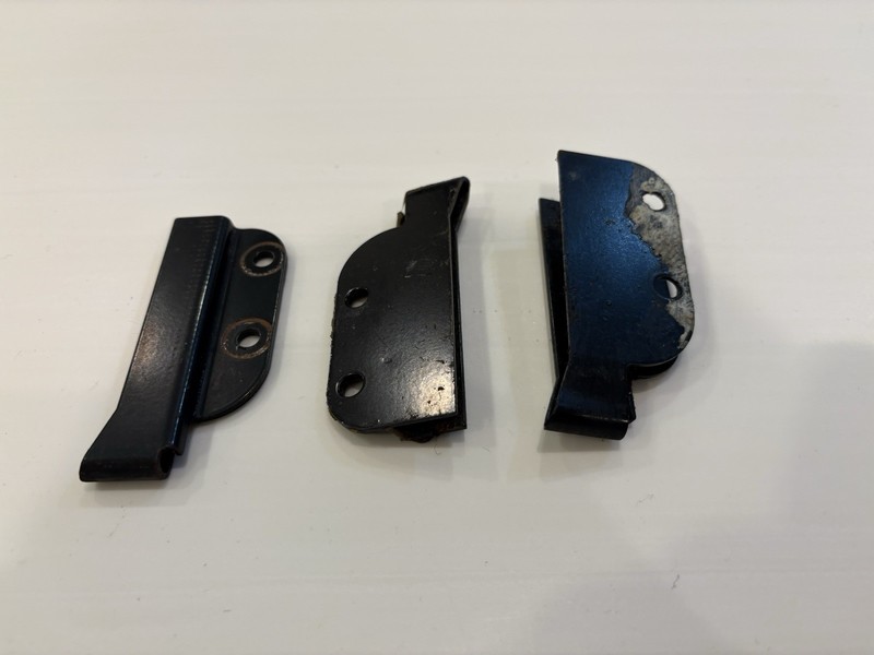 Mercedes R107 560SL 450SL 380SL Front Seat Bracket Holder Left Right Set 3 PCS