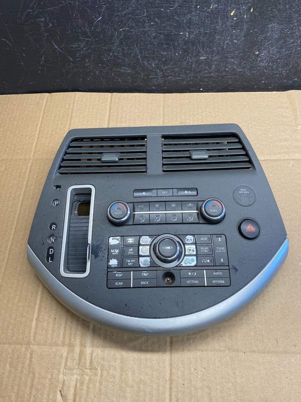 2007 to 2009 Nissan Quest Radio Shifter Climate Control Panel Bezel Oe AC9314 DG