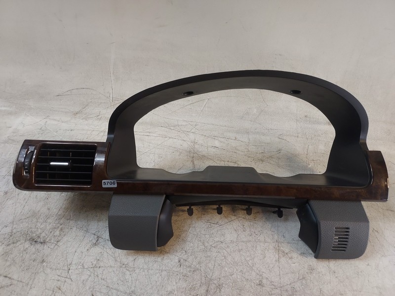 2005-07 Ford Five Hundred Speedometer Cluster Dash Trim Bezel Shale Red Burl OEM
