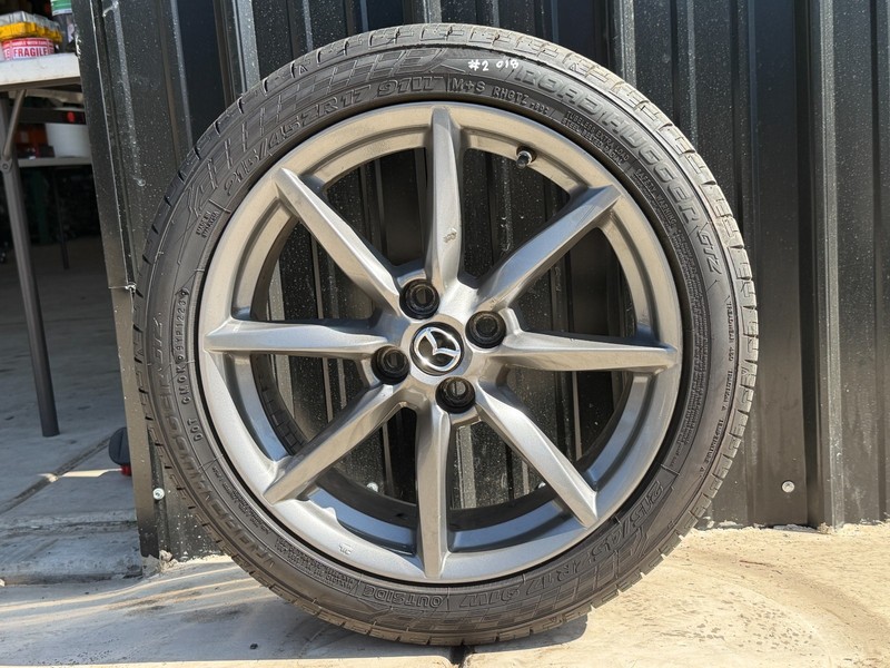 2018 MIATA MX5 WHEEL W/ TIRE ROAD HUGGER GTZ 7/32" 215/45R17 #2 #022
