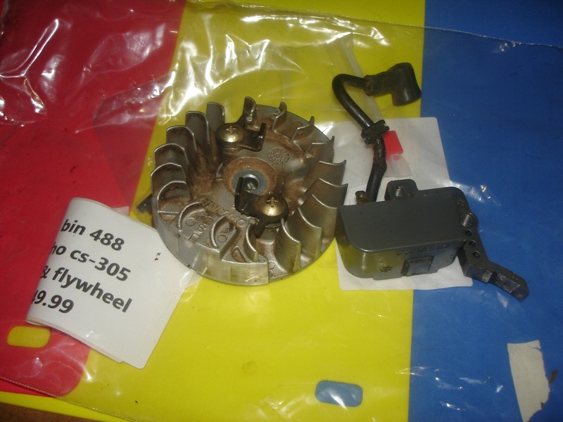 ECHO cs-305 coil and flyhweelchainsaw part bin 488