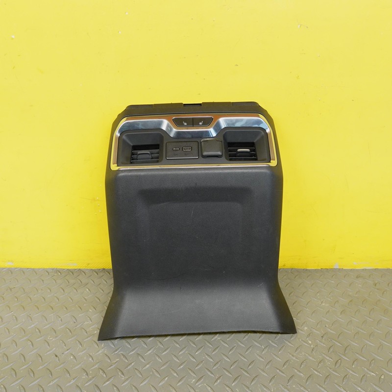 2019-2025 GMC SIERRA 1500 Center Console Rear Back Trim Panel Black Oem 84602958