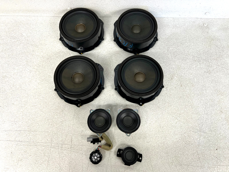 ⭐2016-2023 JAGUAR XF FRONT/REAR DOOR RADIO AUDIO SOUND SPEAKERS SET OEM LOT2718