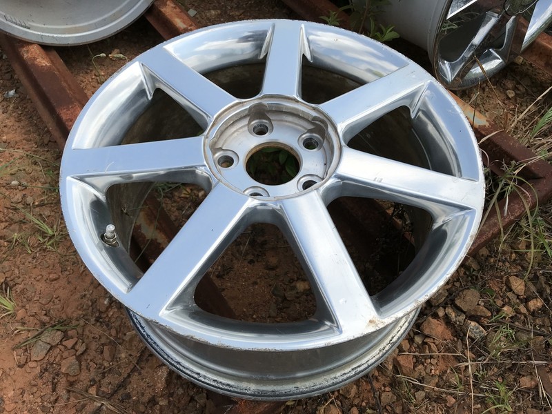 06 07 08 CADILLAC XLR 18" WHEEL RIM OEM 7 SINGLE SPOKE 9595252 CHROME