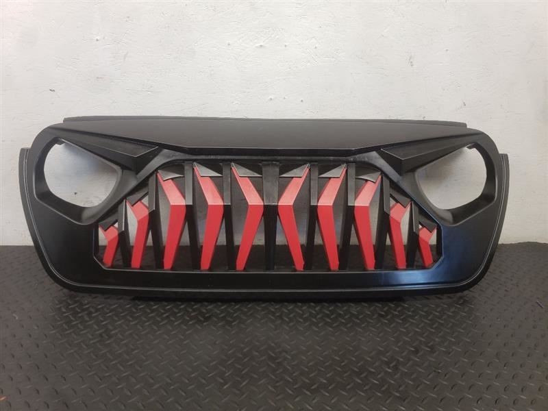 20-23 Jeep Gladiator Front Grille Bloody Shark Black Red OEM 6QN20RXFAA