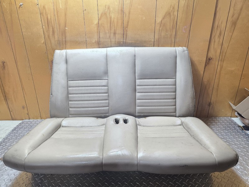 1999-2004 Ford Mustang Coupe GT Leather Rear Seats Back Seat Beige Convertible
