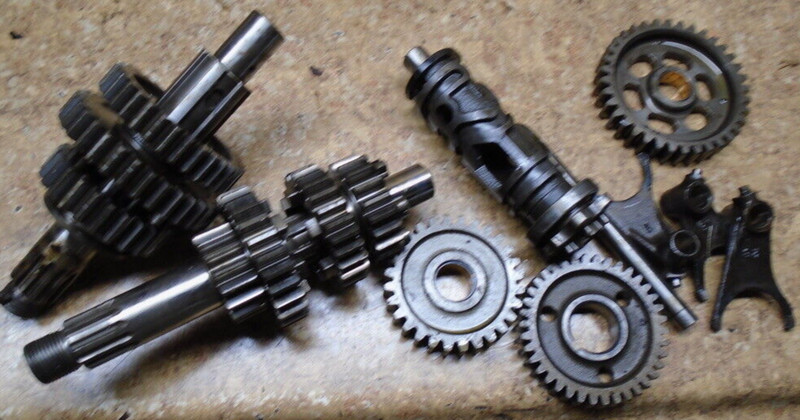 1996 Kawasaki Vulcan VN800 VN 800 A Engine Transmission Gears Shift Fork Motor