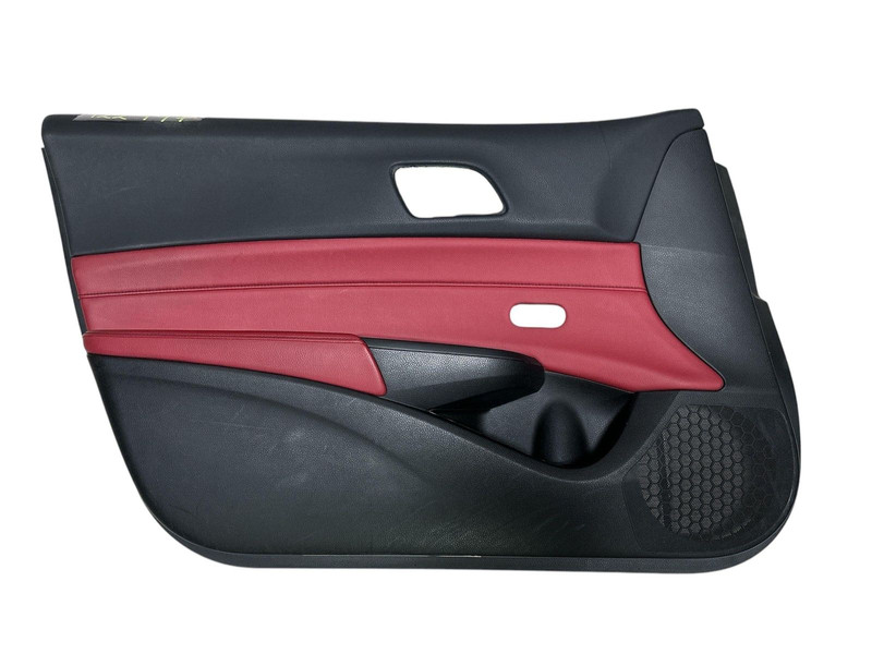 Acura ILX door panel trim 19 22 front left side a-spec red leather 83551TV9A41ZJ