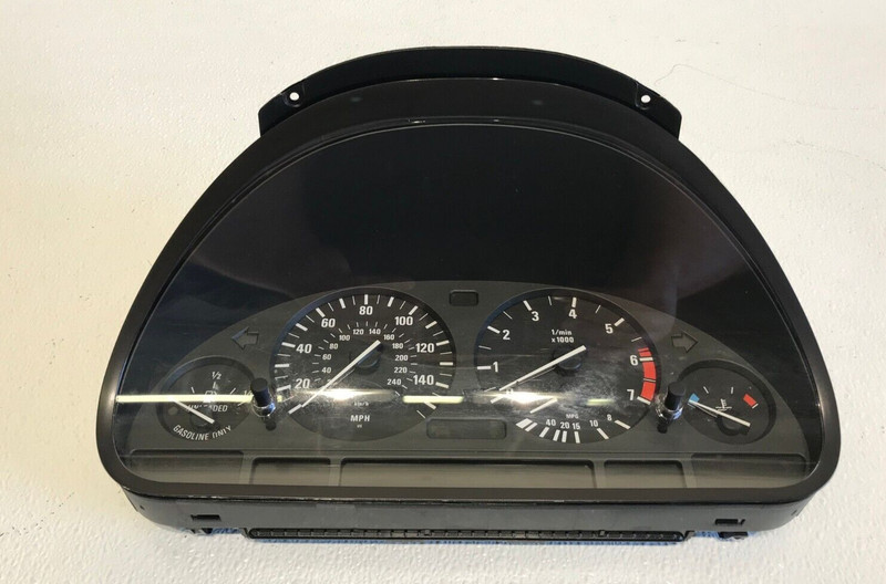 01 BMW 740IL 740 E38 Instruments Combination Cluster Odometer 172K Miles OEM