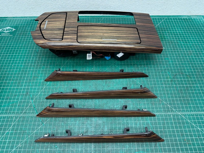 14-18 MASERATI GHIBLI - WOOD TRIMS COVER MOLDINGS PANELS SET OEM