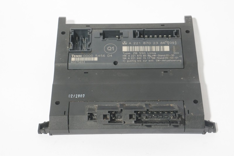 07-09 MERCEDES BENZ S550 W221 FRONT LEFT DRIVER UNDER SEAT CONTROL MODULE OEM