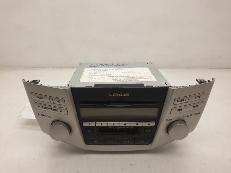 04-06 LEXUS RX330 RADIO/STEREO RECEIVER UNIT ASSEMBLY