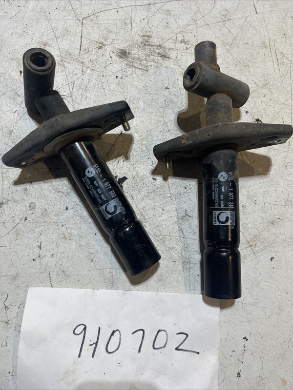 1997 BMW SET OF 2 REAR BUMPER IMPACT REINFORCEMENT SHOCK OEM 1977313