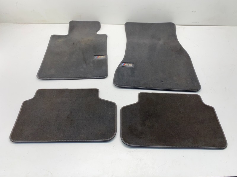 18-23 BMW F90 M5 Comp Front & Rear Floor Mat Carpet Cover Black Set Genuine OEM✅