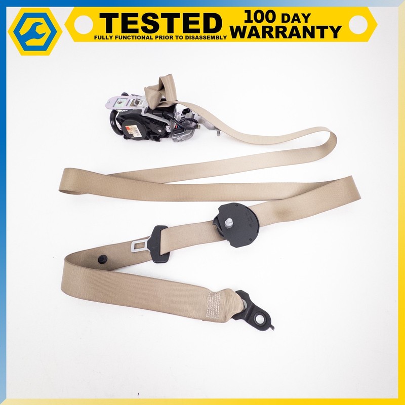 12-18 MERCEDES-BENZ CLS63 AMG CLS550 FRONT LEFT DRIVER SIDE SEAT BELT BEIGE OEM