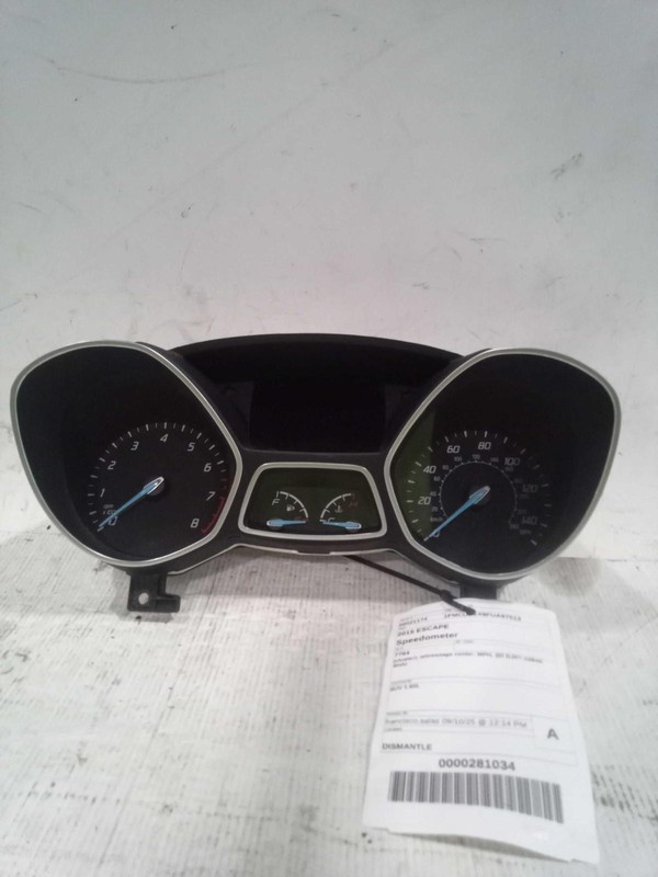 2015 Ford Escape Speedometer Gauge OEM Black 1.60L 116K Miles DJ5T10849TJ