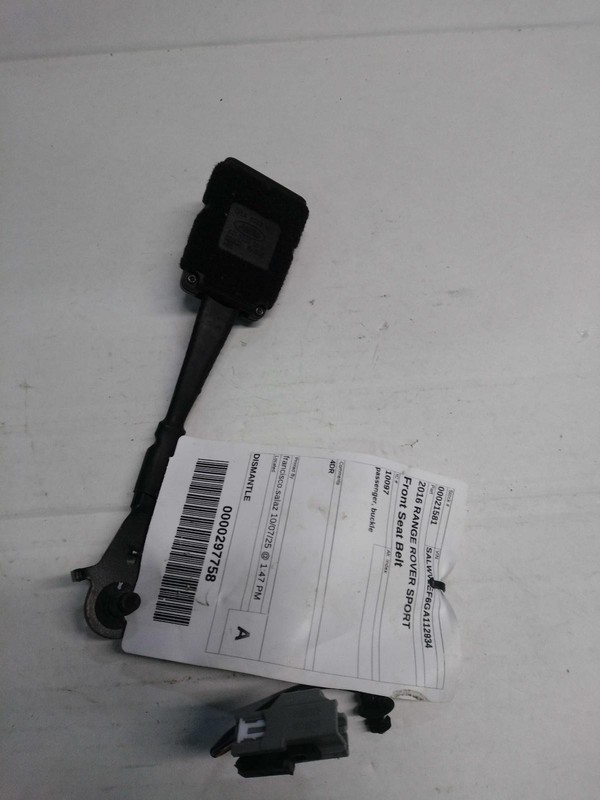 2016 Land Rover Range Rover Sport Grey OEM Seat Belt LR075714 Used 103K Miles