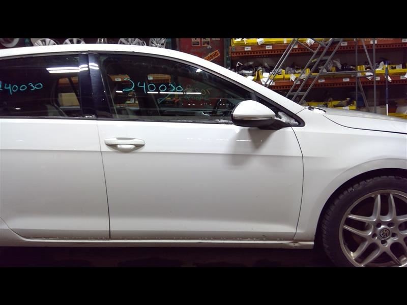 Passenger Right Front Door White 4 Door Fits 15-19 GOLF 1289705