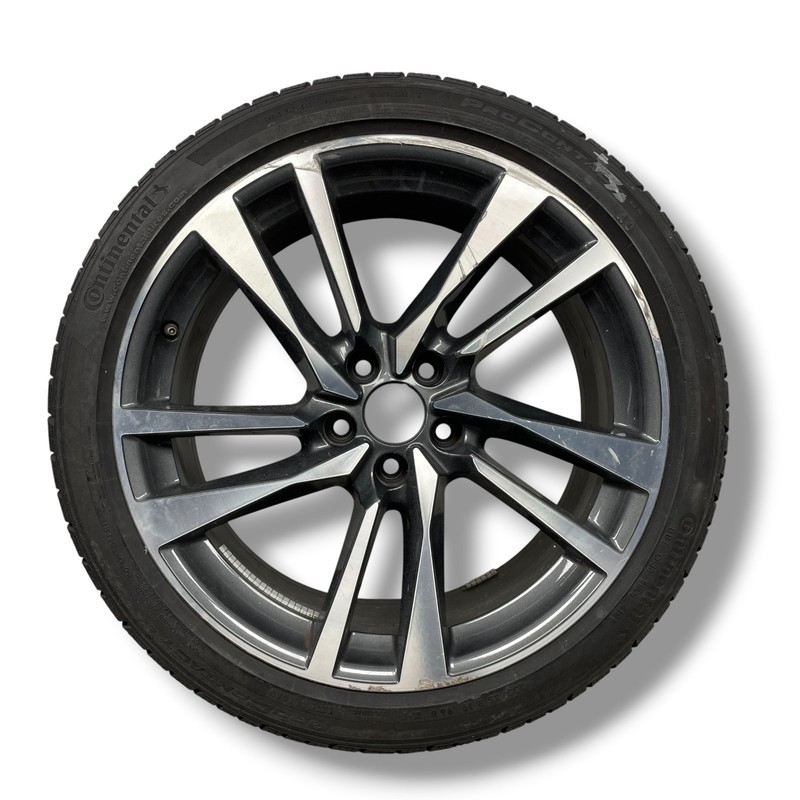 2018-2024 Audi A5 S5 19" Black Wheel Rim 255/35R19 Continental Tire OEM