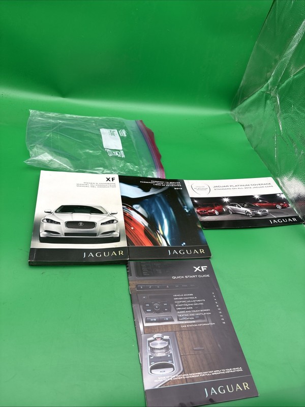 2012 JAGUAR XF OWNERS MANUAL Quick Start Guide With Free Shipping