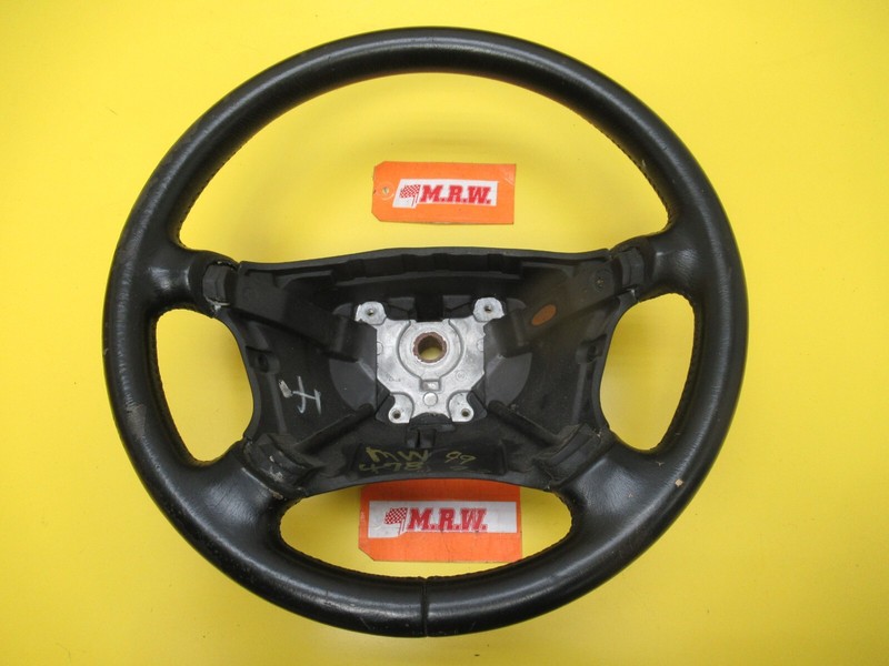 STEERING WHEEL LEATHER WRAPPED BLACK GRIP CAR 4532255 for 99 00 01 02 SAAB 9-3