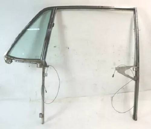 1994 Bentley Turbo R Rear Right Passenger Side Door Window Glass Frame OEM