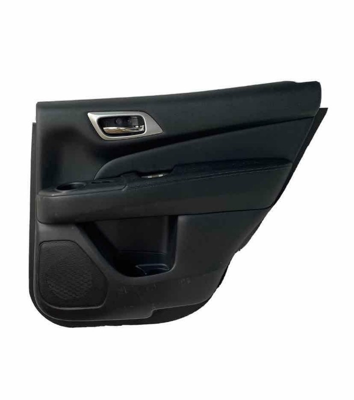 14 19 NISSAN PATHFINDER REAR RIGHT SIDE DOOR TRIM PANEL BLACK ASSY 829A03KS1A