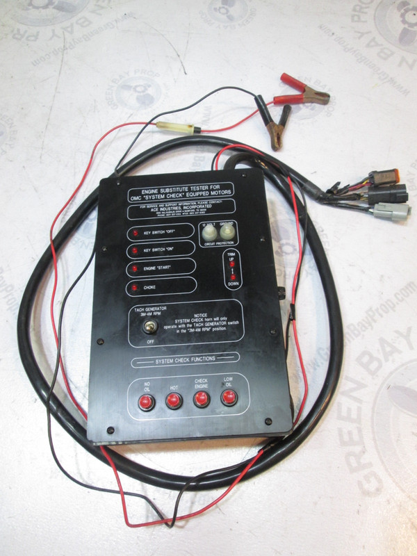 Ace Industries OMC Evinrude Johnson SystemCheck Engine Substitue Simulator