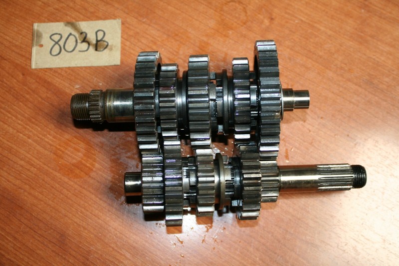 1979 Can Am 370 Qualifier Transmission Gears Cluster Main Shaft Counter Shaft