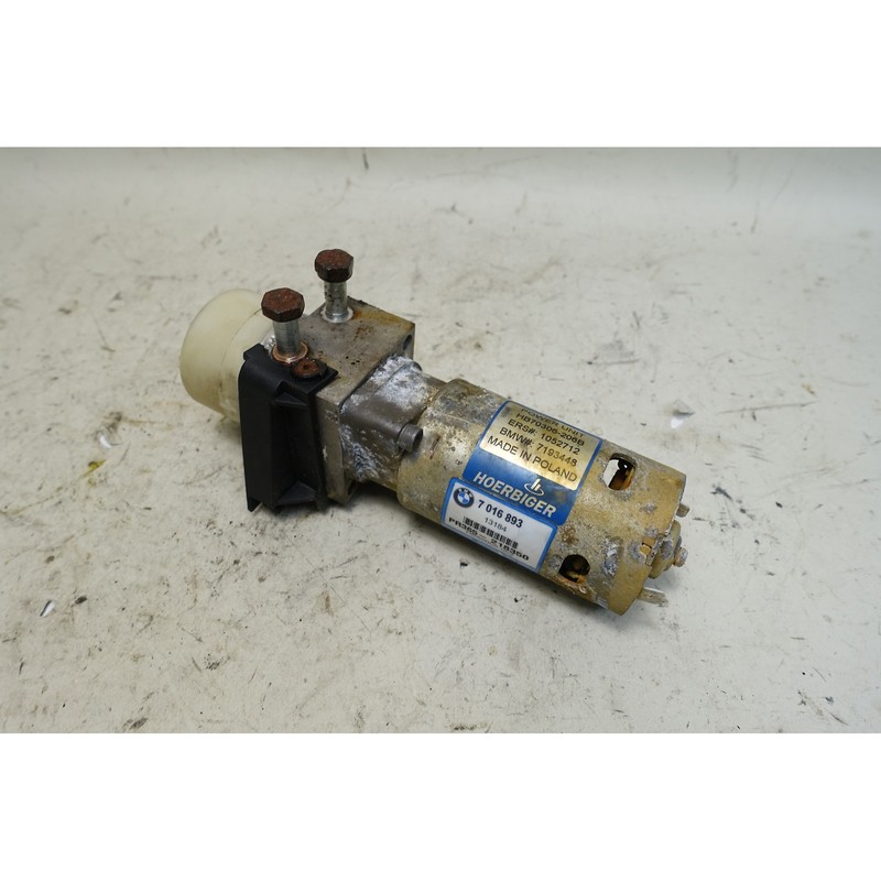 Damaged 2003-2008 BMW E85 Z4 Roadster Convertible Top Hydraulic Pump Motor OEM