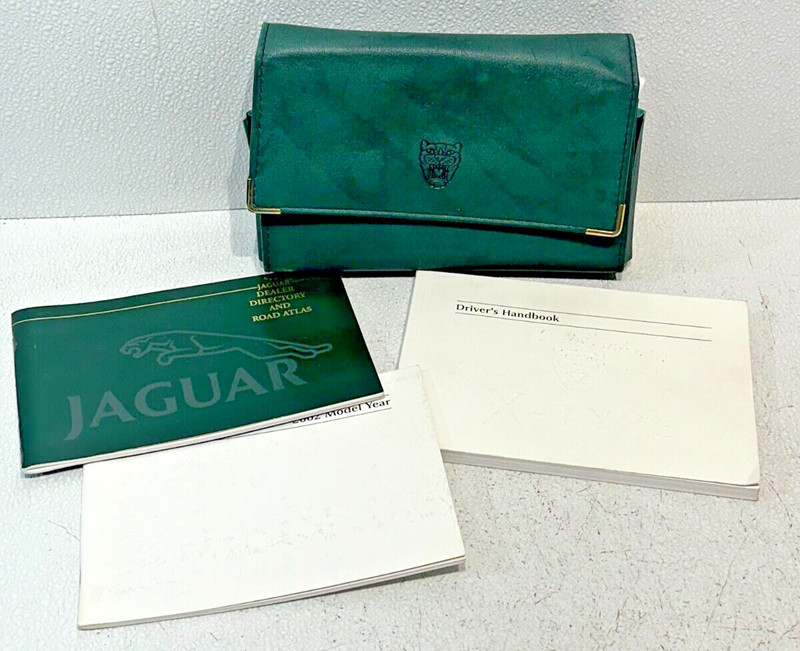 2002 JAGUAR X TYPE OWNERS MANUAL CASE With Inserts