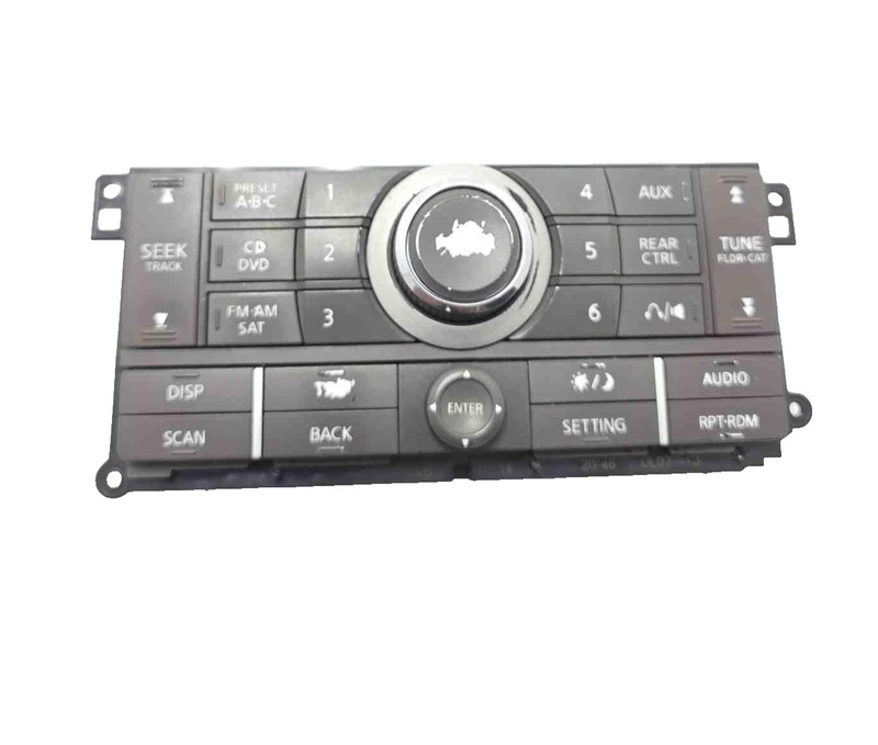 2007 Nissan Quest Radio Control Panel Audio System Switch Light Scratches
