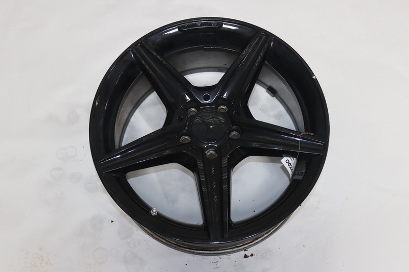 2015-2017 MERCEDES C-CLASS C300 W205 AMG REAR WHEEL RIM R18 X8.5 ET49 BLACK OEM