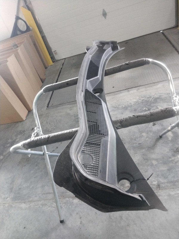 2017 Honda Pilot Cowl Grille Panel Blue 6065037 Used 136K Miles
