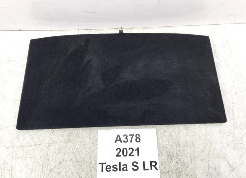 ✅ 21-25 OEM Tesla Model S Rear Trunk Floor Mat Carpet Bottom Panel Trim Black *