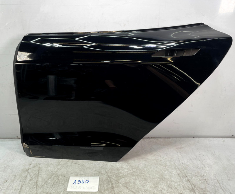 ✅ 16-21 OEM Tesla Model S Rear Left Driver Door Shell Panel Black PBSB NOTE*