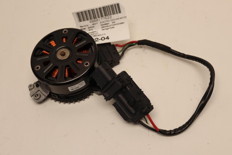 2017-2020 BMW 530I 2.0L G30 ELECTRIC RADIATOR COOLING FAN MOTOR 600 WATT OEM