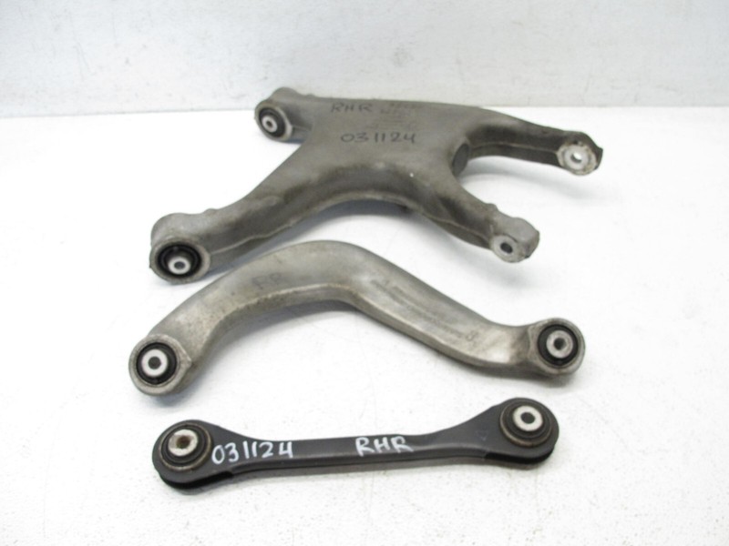 08-16 AUDI B8 A4 S4 SEDAN REAR RIGHT SUSPENSION CONTROL ARM OEM SET 031124