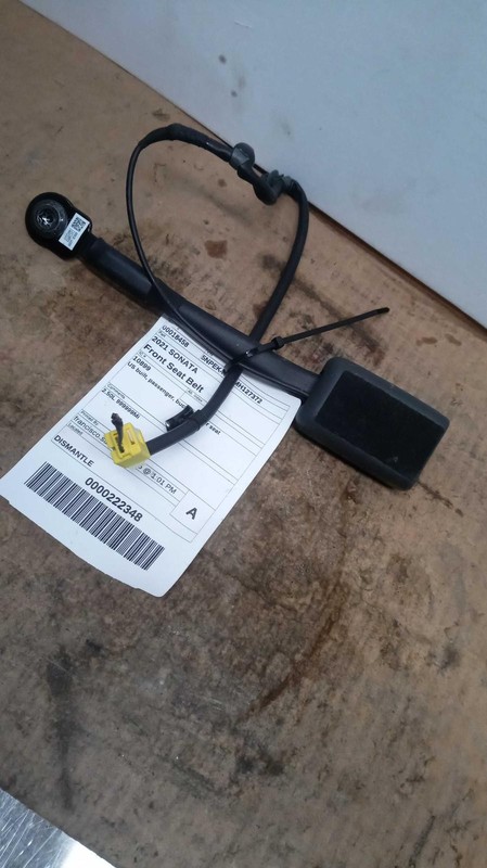 2021 Hyundai Sonata Black OEM Seat Belt Power Buckle 35k Miles Used