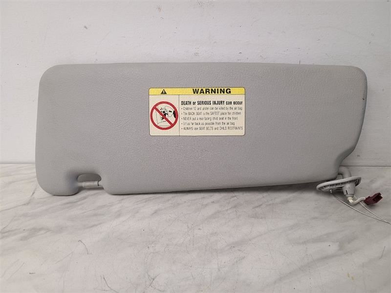 Passenger Sun Visor Sedan I RWD Illuminated Leather Fits 01-06 BMW 325i 557600