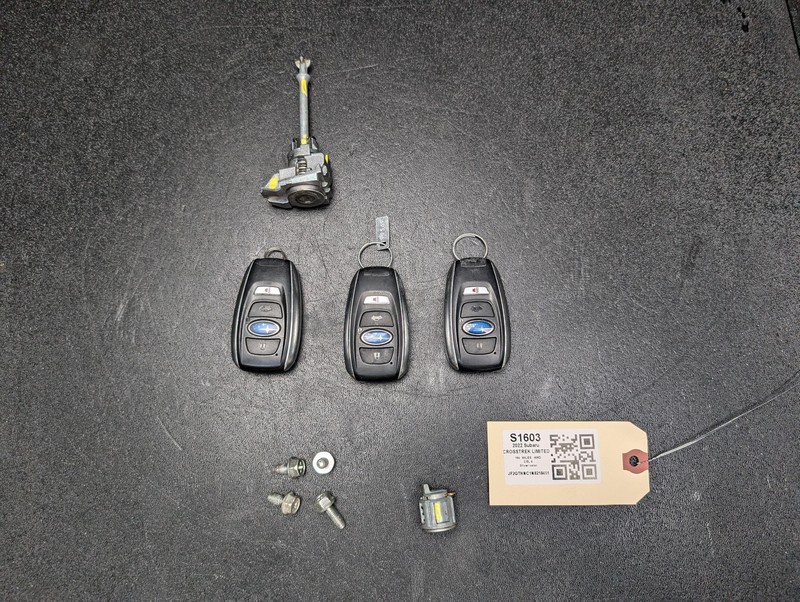 5PC Keyless Entry Key Fobs w/ Lock Cylinders Set 2022 Subaru Crosstrek 2021 2023