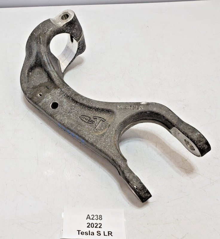 ✅ 21-23 OEM Tesla Model S Front Right Passenger Strut Absorber Control Arm Fork