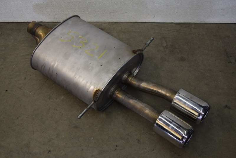 Mini Cooper S Exhaust Muffler W/ Tips Twin Tip R56 R55 R57 R59 Oem 2007-2015